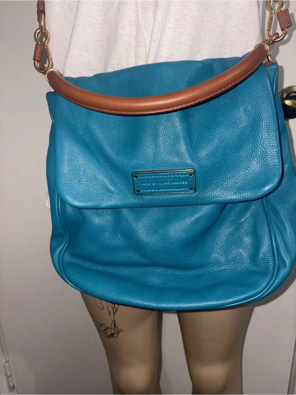 Marc by Marc Jacobs Too Hot to Handle Leather Hobo Bag